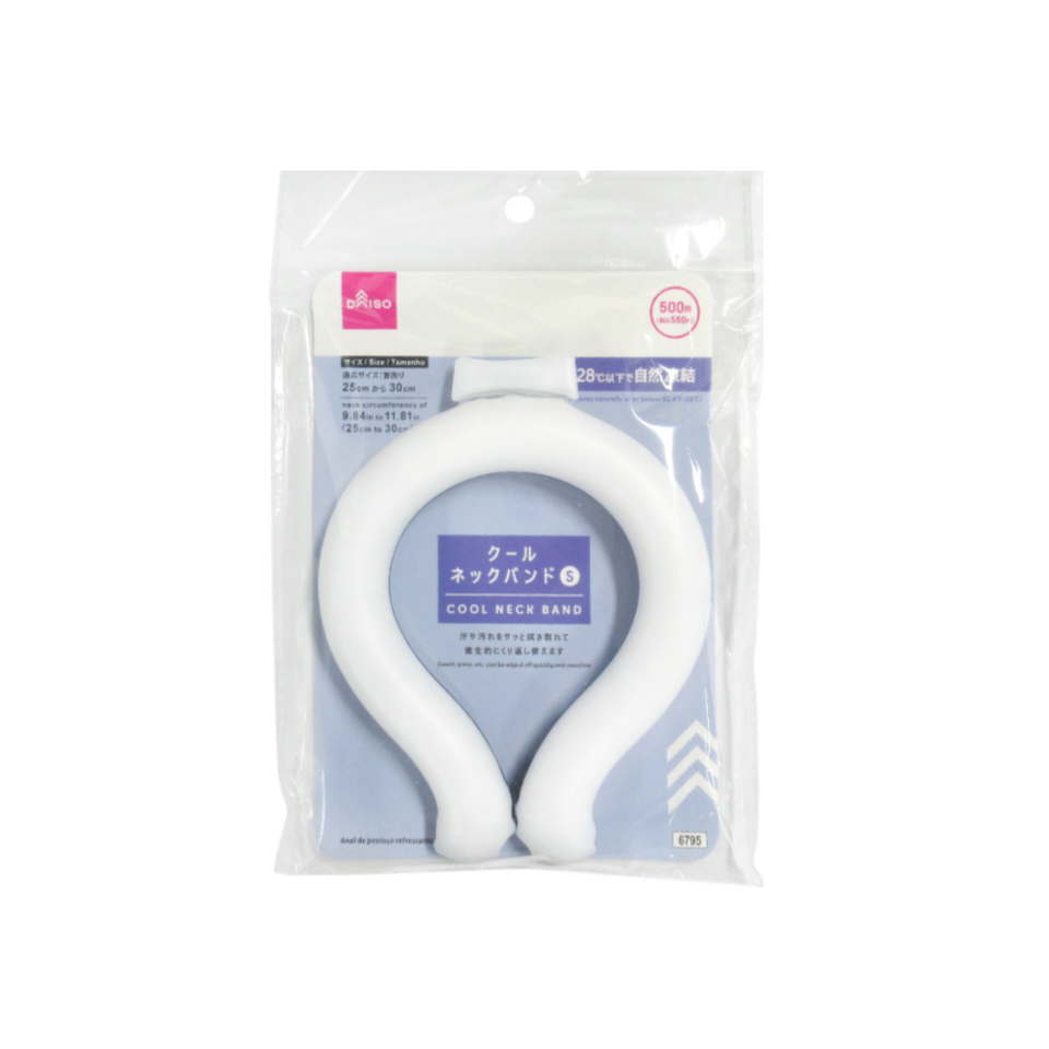 Cool Neck Band White/Navy S