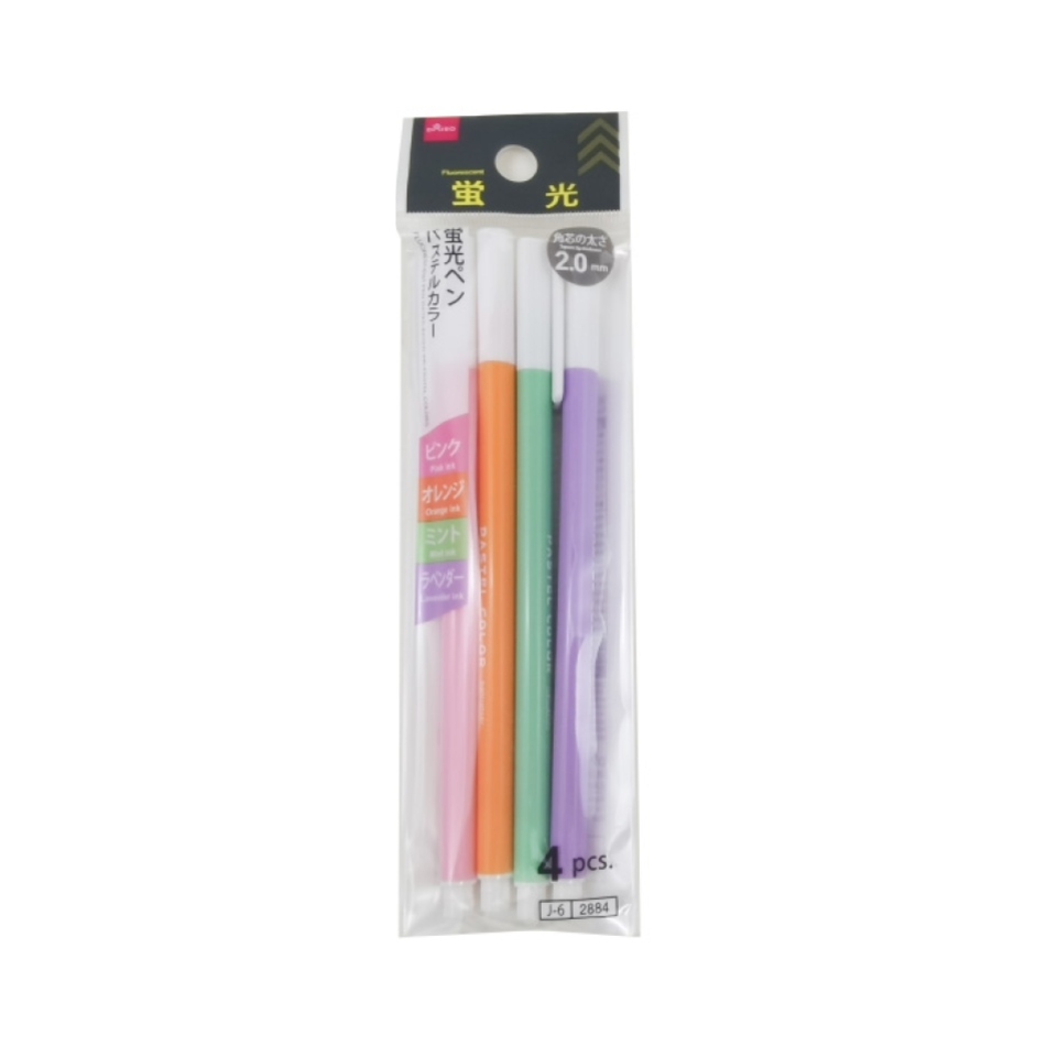 Fluorescent Pen Water Based Ink Pastel Colors