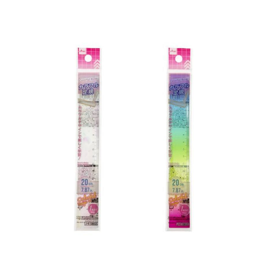 Colorful Ruler 7.87in