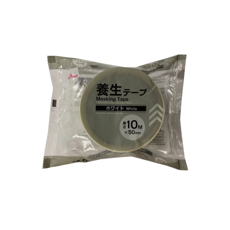 Masking Tape 50mm x 10m White