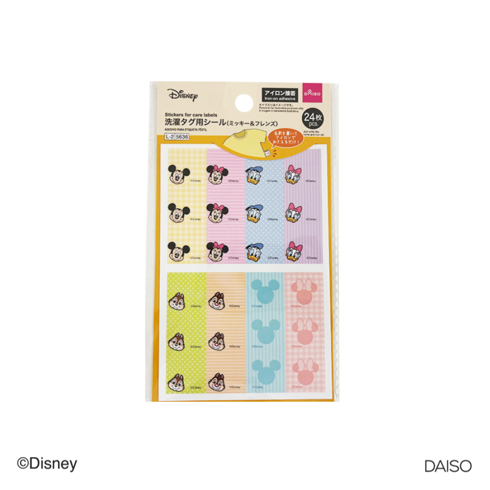Stickers for Care Labels Mickey and Friends