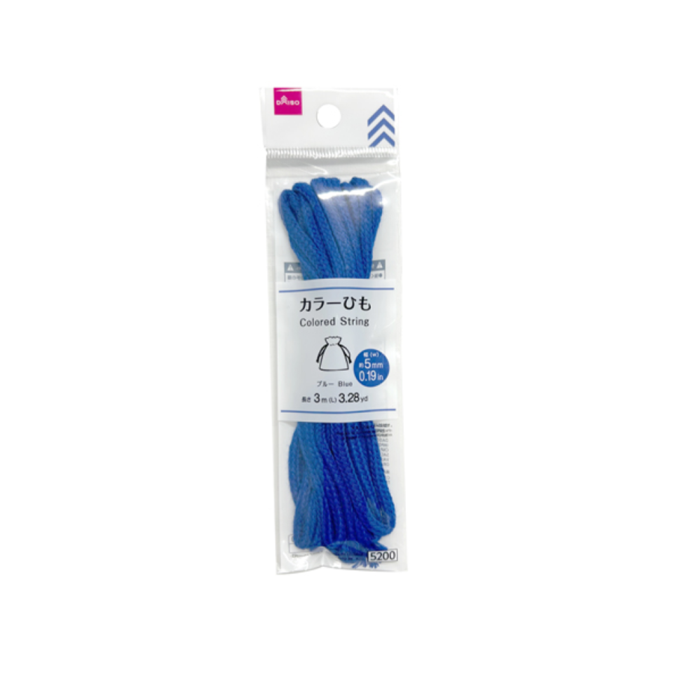 Colored String 5mm x 3m Blue