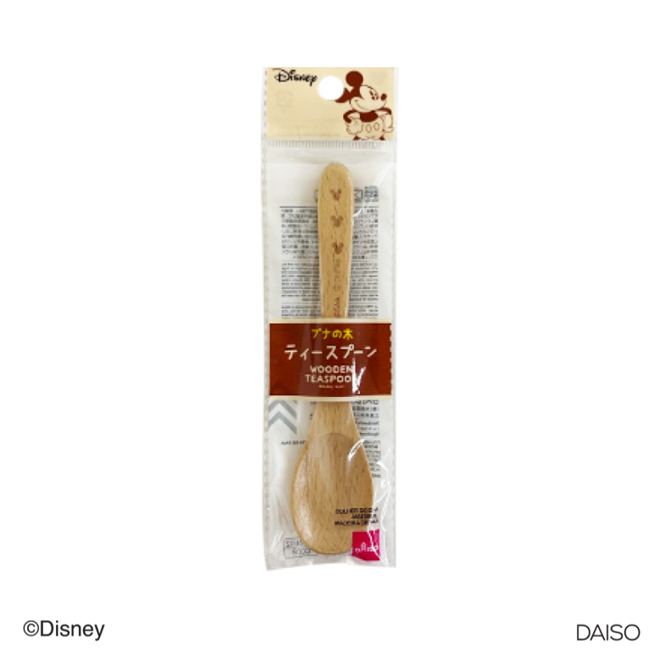 Wooden Teaspoon Mickey Icon