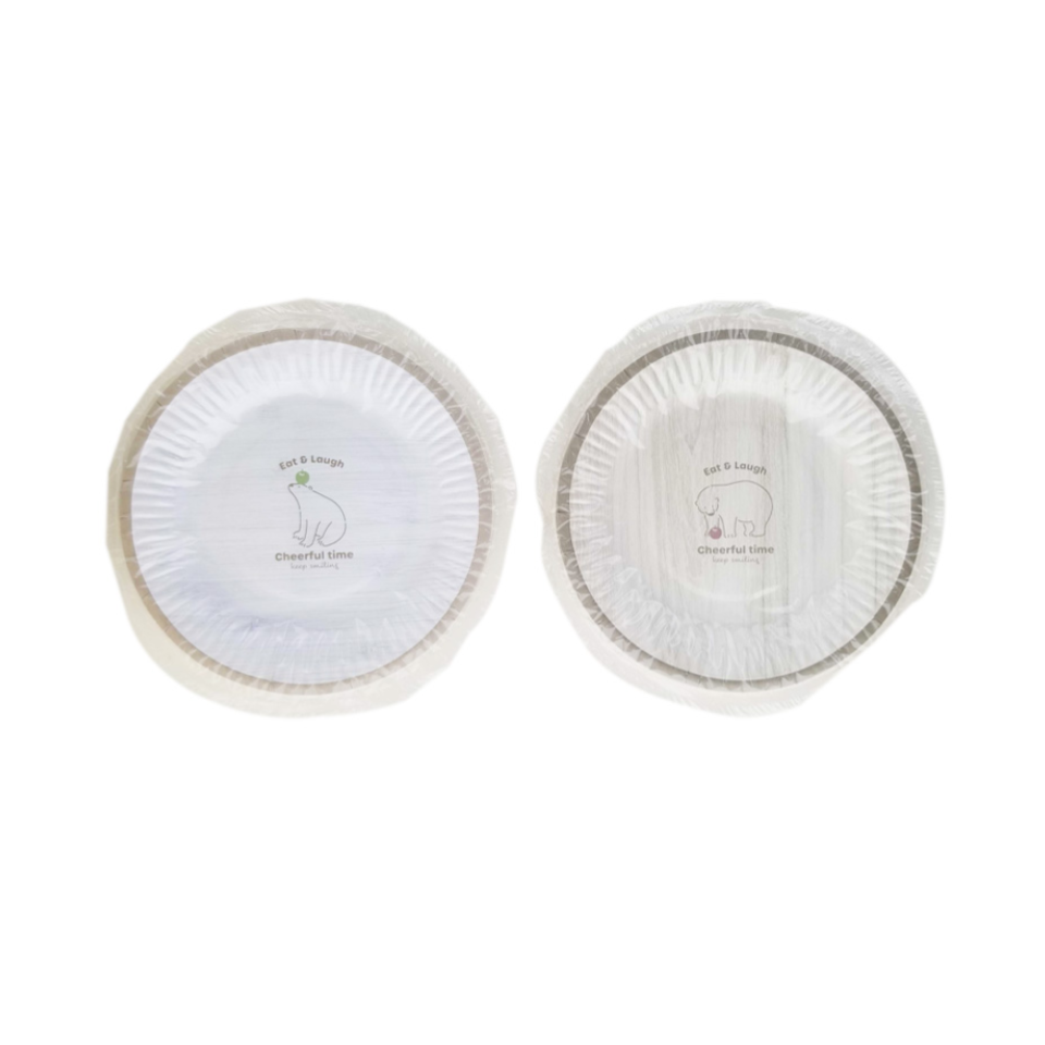 Paper Pates Simple Wood Round