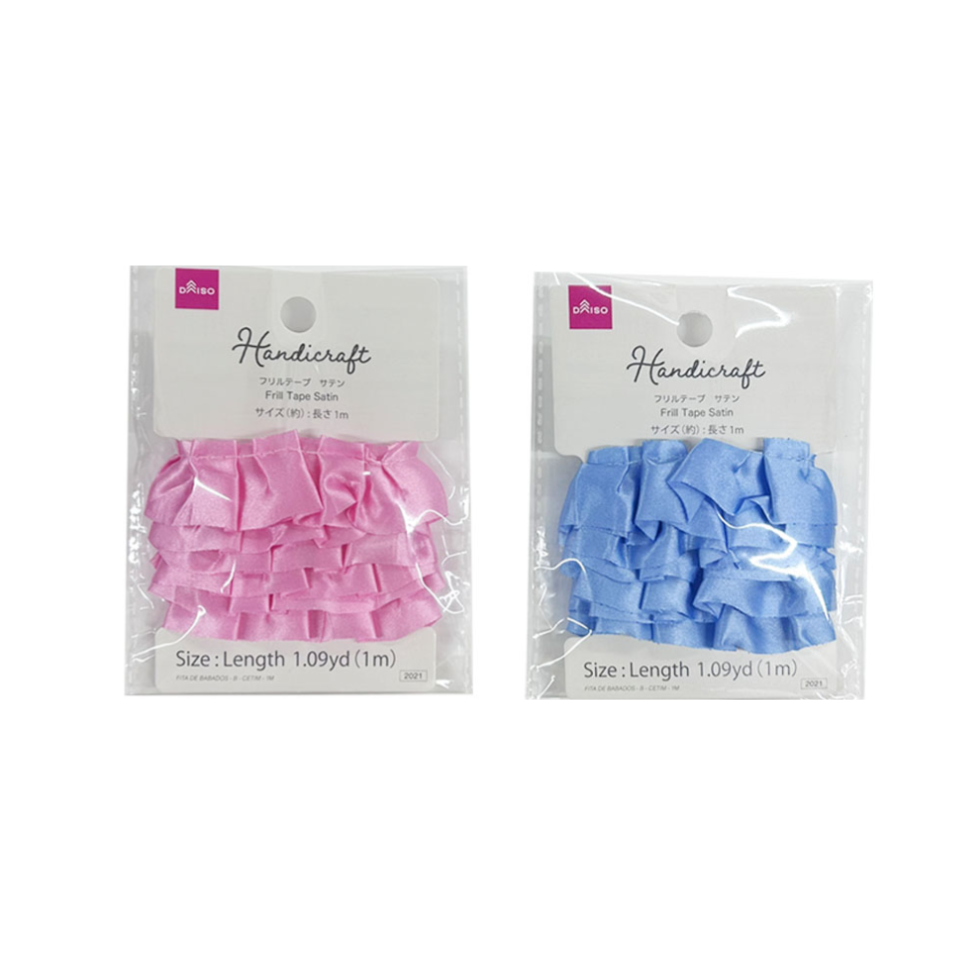 Frill Tape B Satin 1m