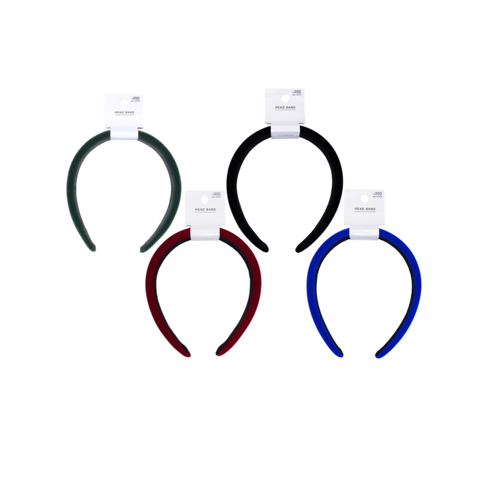 Velor Style Headband Wide