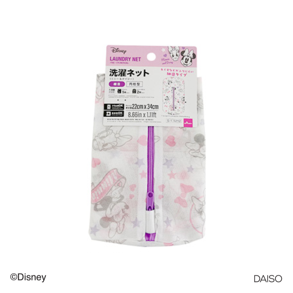 Laundry Net Fine Cylindrical Minnie and Daisy