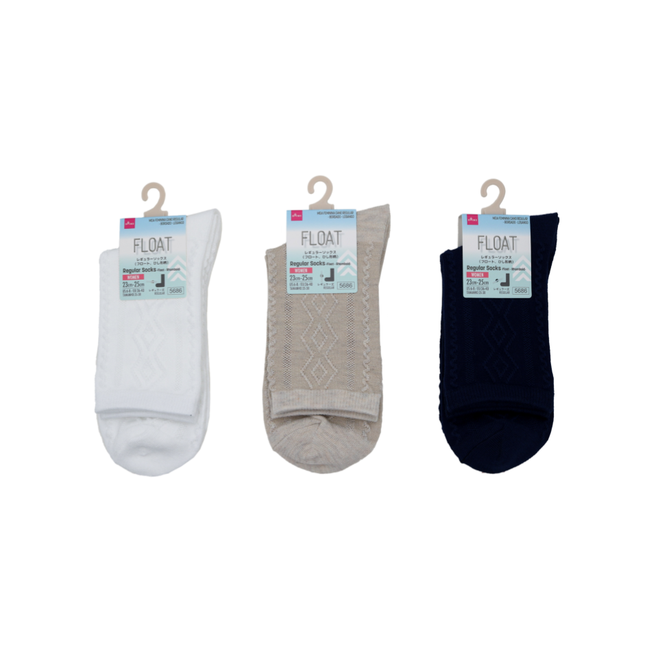 Regular Socks Float Rhomboid