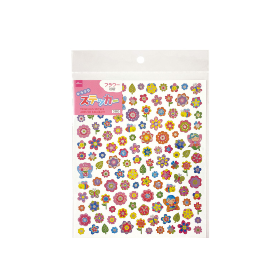 Twinkling Sticker Flower