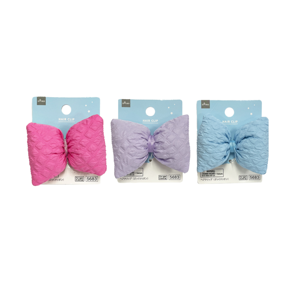 Hair Clip Puffy Ribbon
