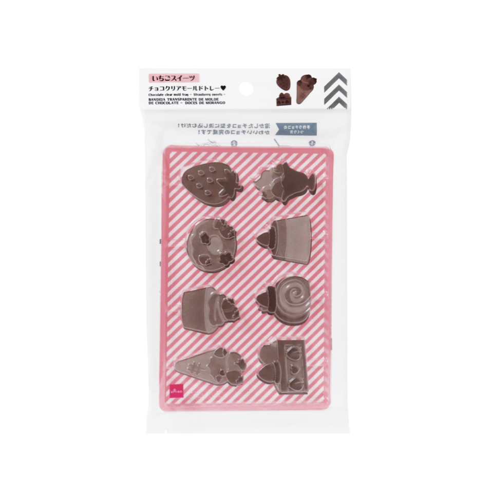 Chocolate Clear Mold Tray Strawberry Sweets