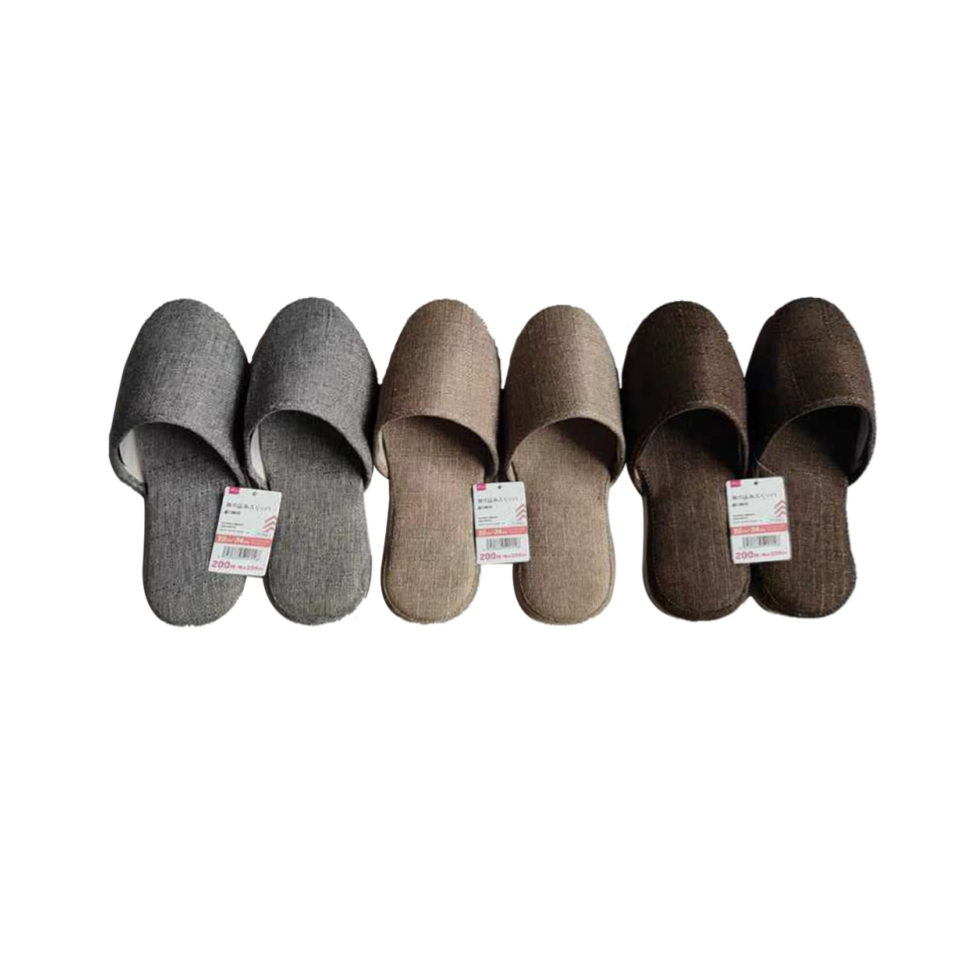 Backless Slippers Plain Weave EU 35-38