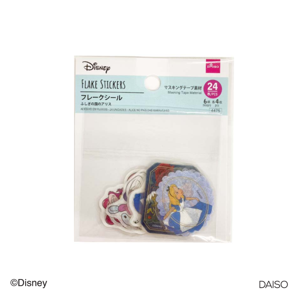 Flake Stickers Alice in Wonderland