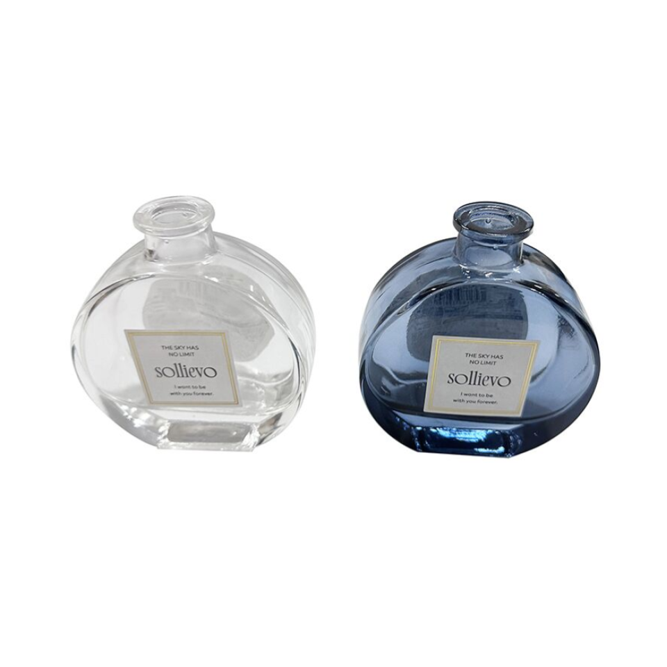Glass Bottle Flat and Round 100ml