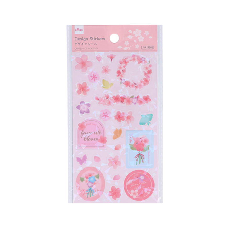 Design Stickers Cherry Blossom Hologram