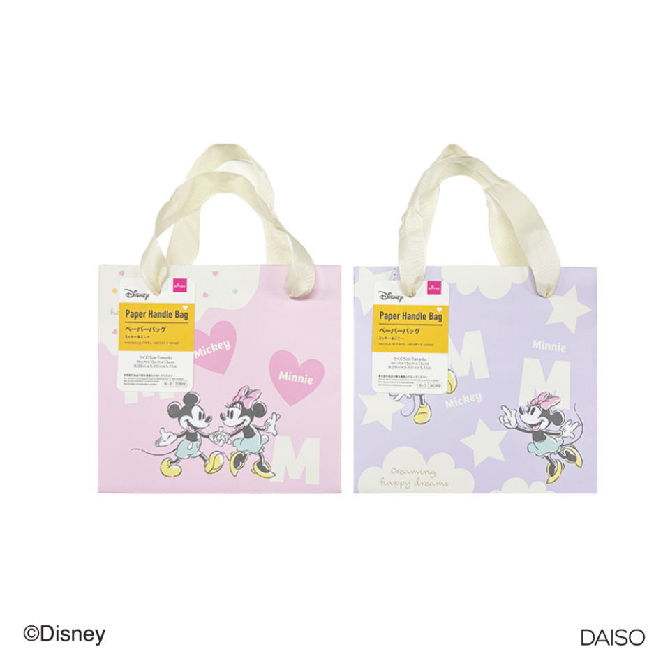 Paper Handle Bag Mickey and Minnie