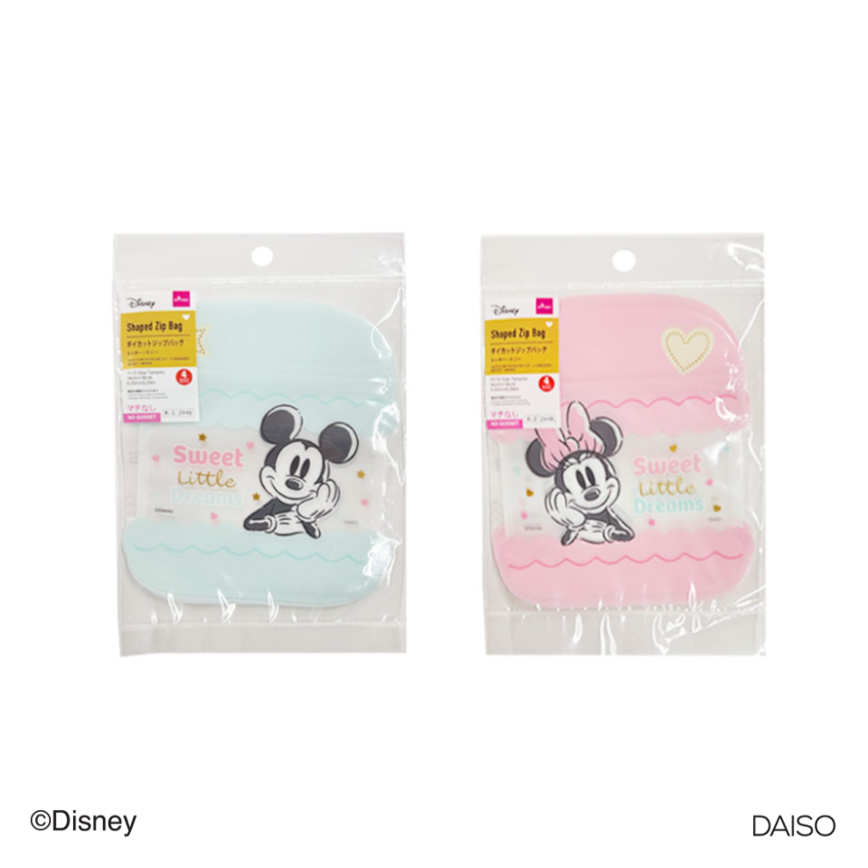 Shaped Zip Bag Mickey/Minnie