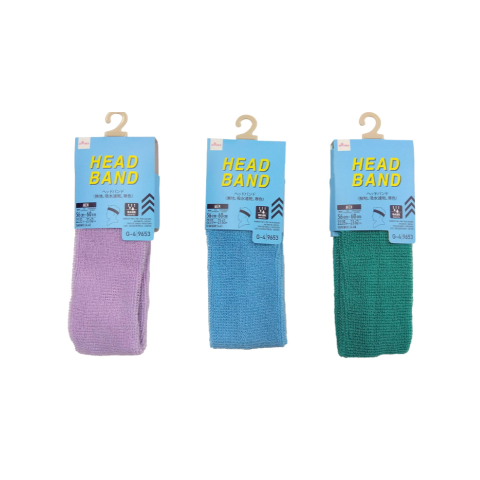 Headband Men Plain Cold Color