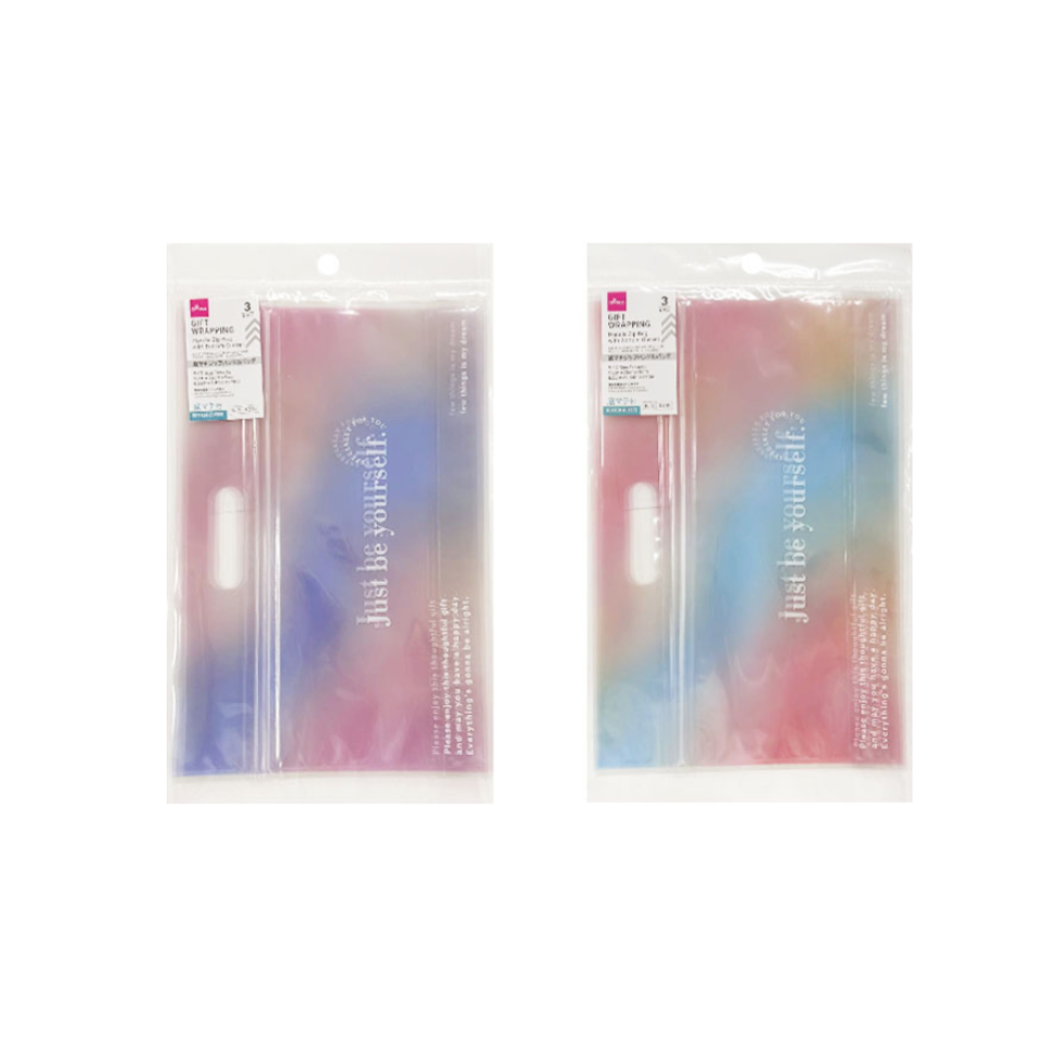 Bottom Gusset Zip Handle Bag Gradient