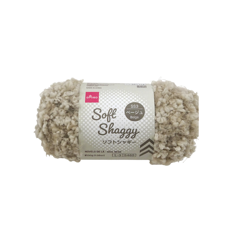 Yarn Soft Shaggy Beige