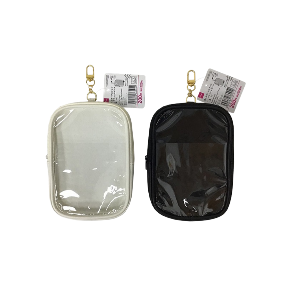 Favorite Pouch Square Bag Charm Pouch Black/White