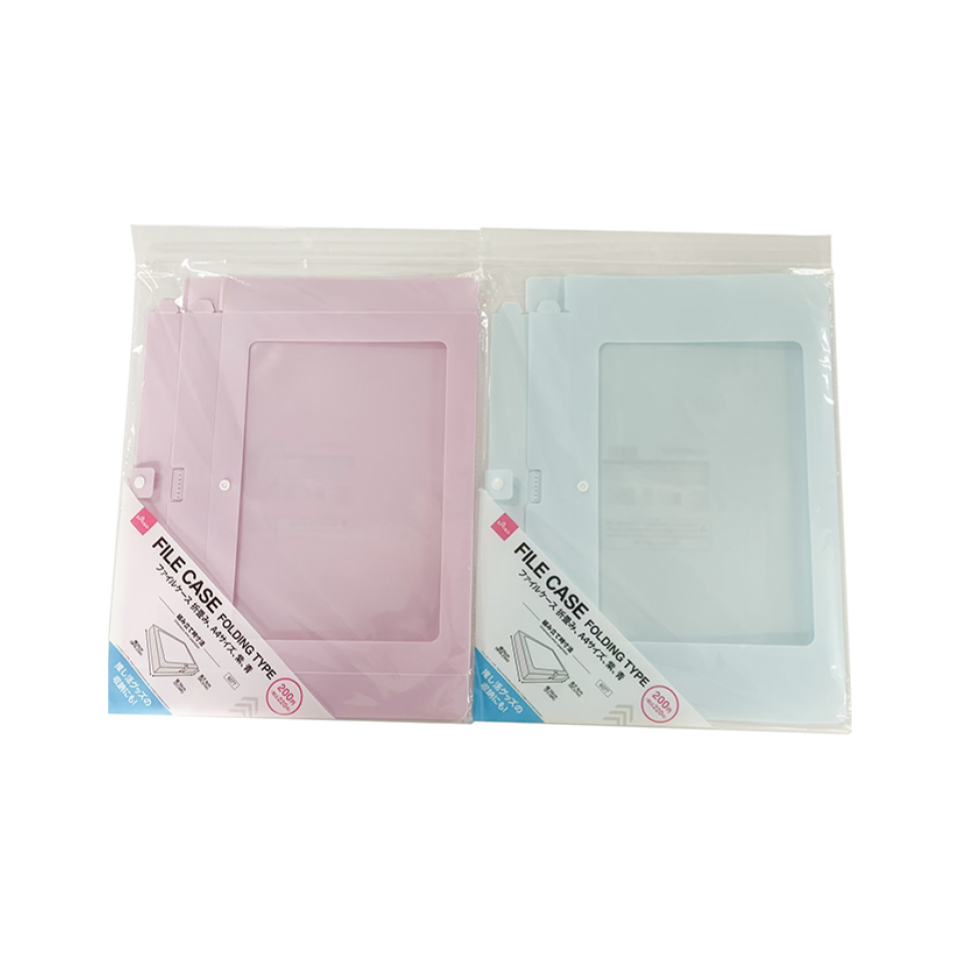 File Case Folding Type A4 Purple/Blue