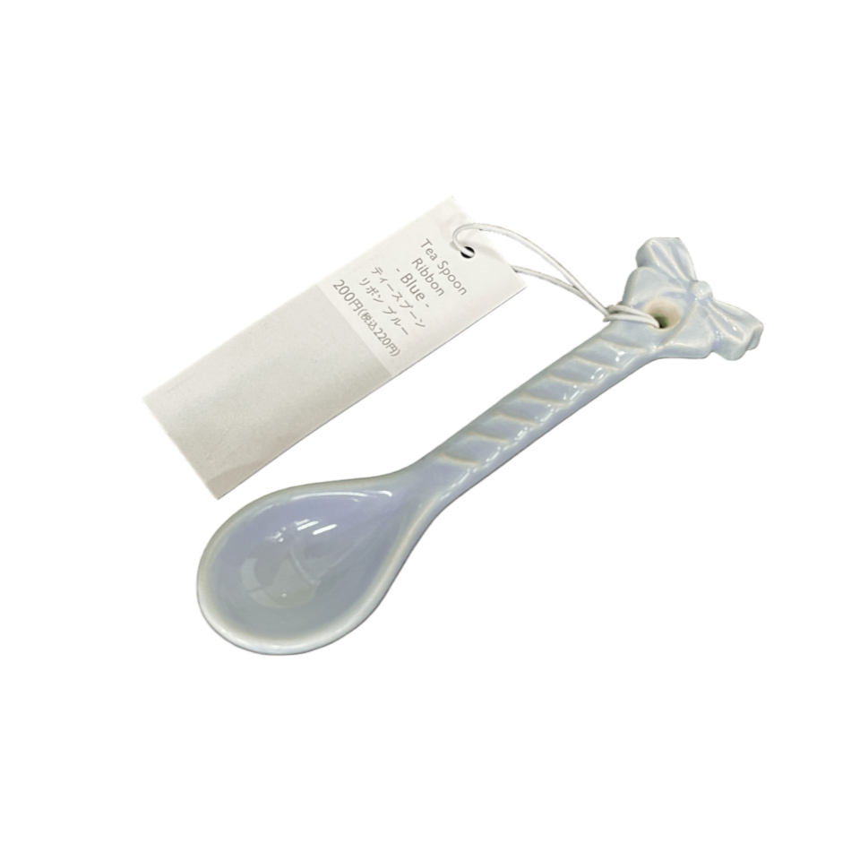 Tea Spoon Ribbon Blue 11.5cm