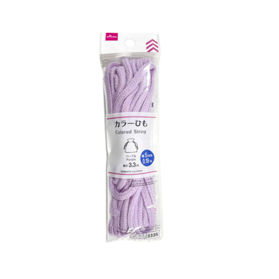 Colored String Thickness 5mm 3.3m Purple