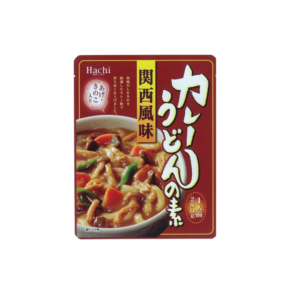 Hachi Foods Kansai Flavor Curry Udon Medium Spicy 280g