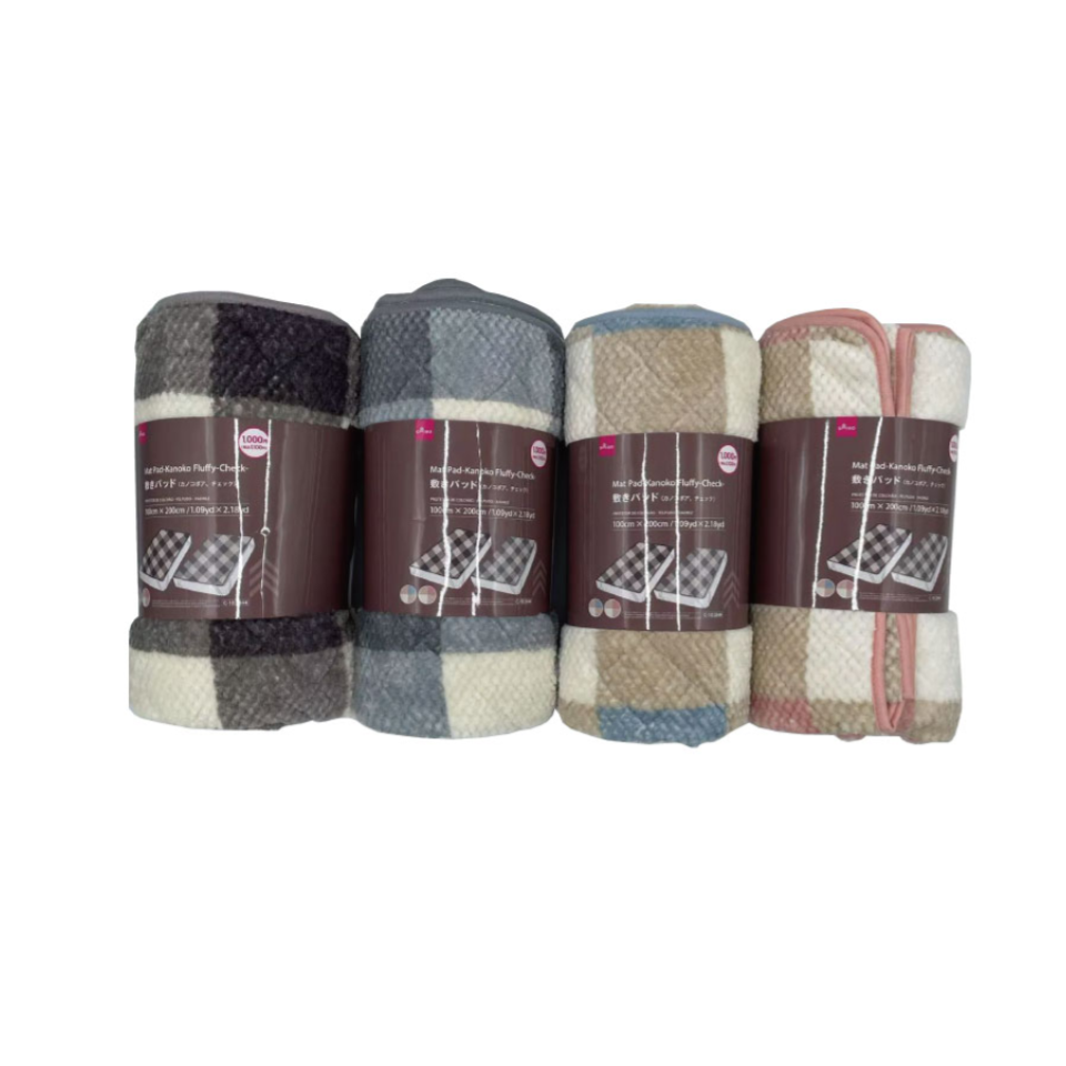 Mat Pad Kanoko Fluffy Check