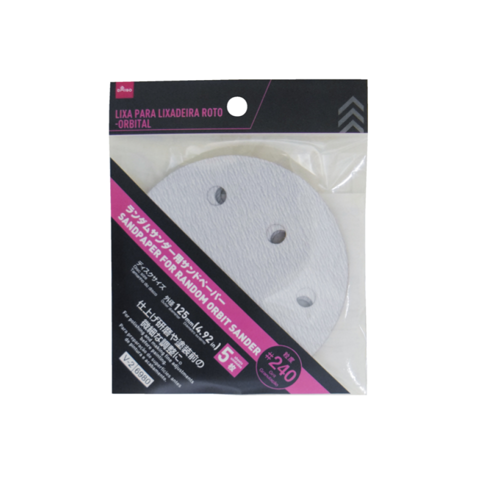 Sandpaper for Random Orbit Sander 240 Grit