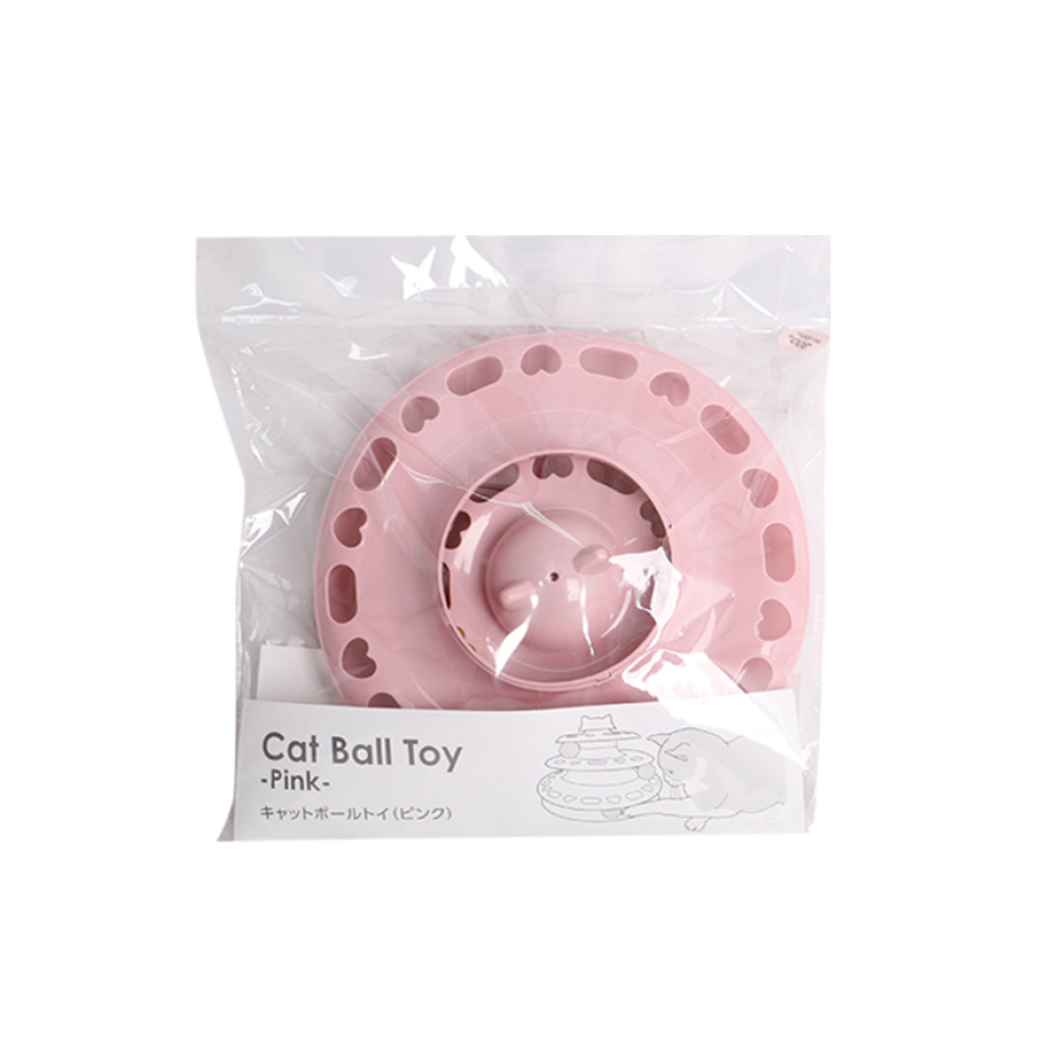 Cat Ball Toy Pink