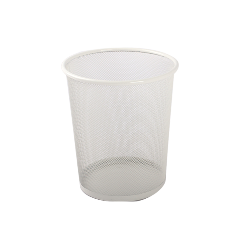 Mesh Basket Round White