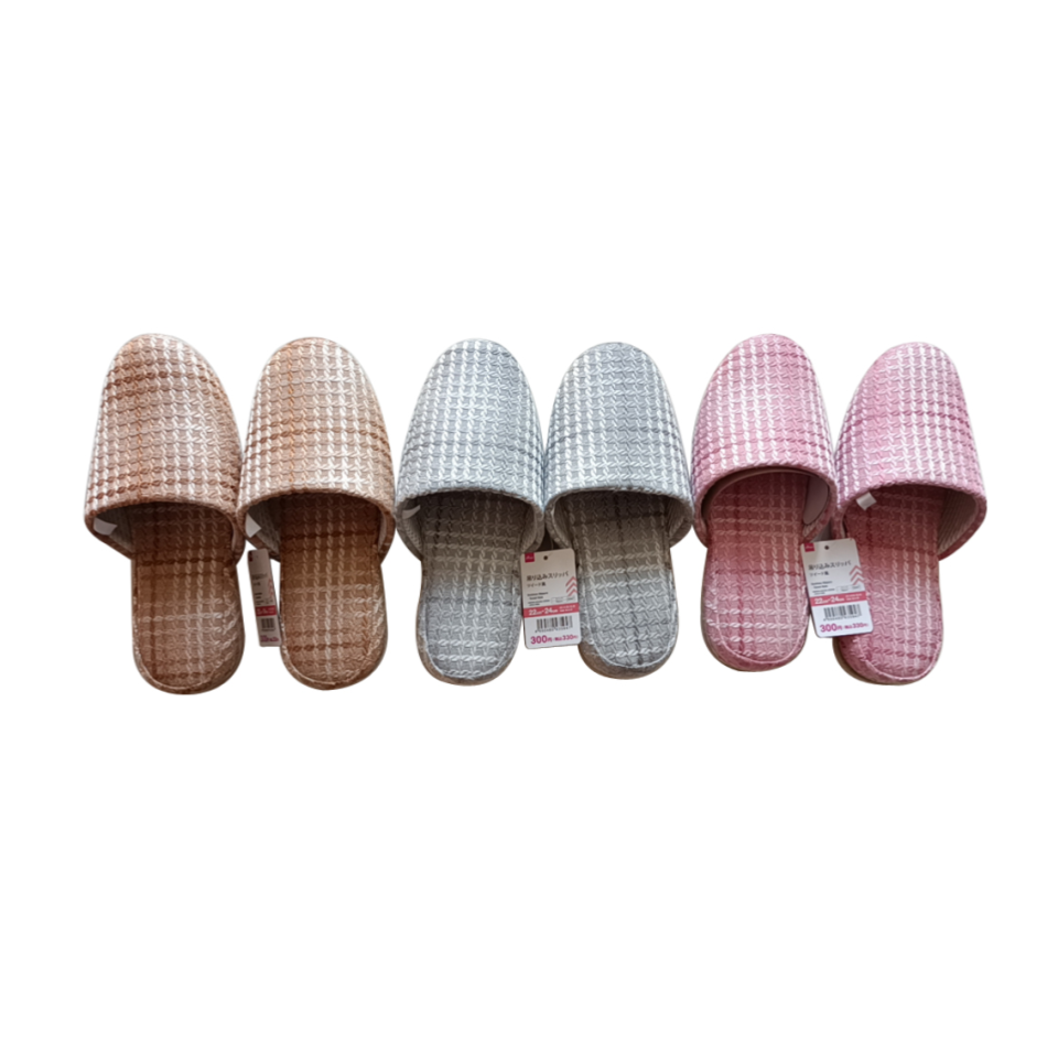 Backless Slippers Tweed Style EU 35-38