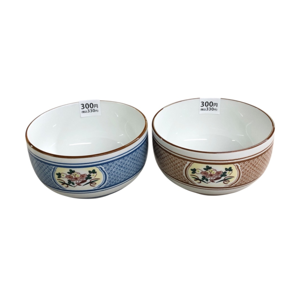 Multi Use Bowl Madorikomon Blue/Brown 12.8cm x 7.6cm x 12.8cm