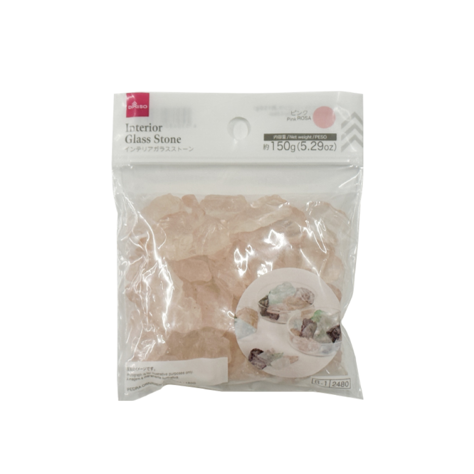 Interior Glass Stone Pink 150g