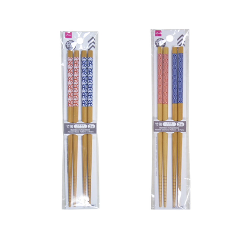Bamboo Chopsticks Flower Wave/Nested Diamond