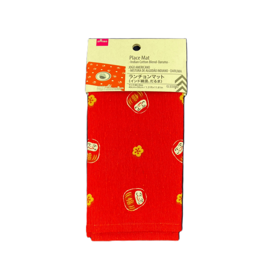 Place Mat Indian Cotton Blend Daruma