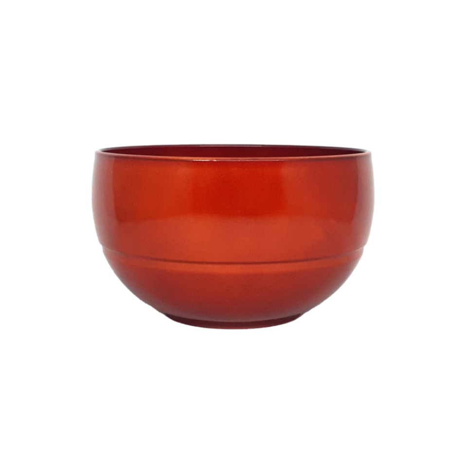 Dishwasher Safe Aizu Lacquerware Bowl Large Vermilion