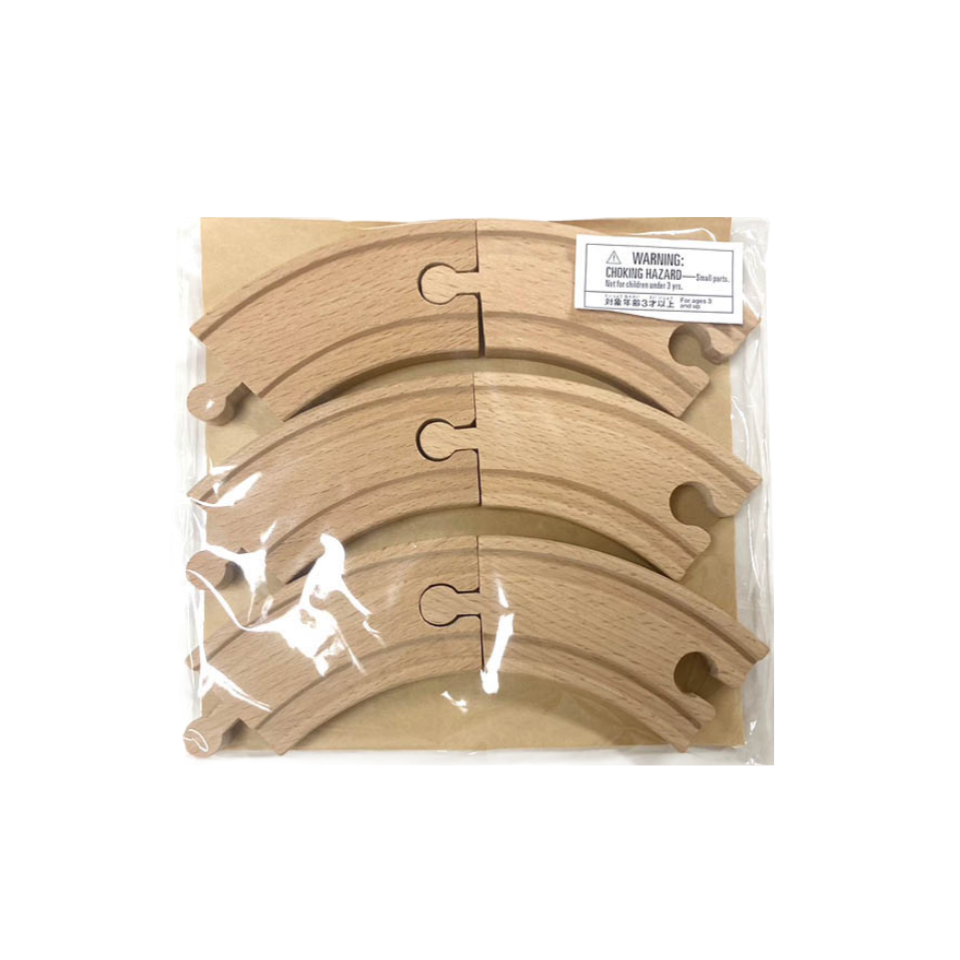 Set of 6 Small Curved Rails