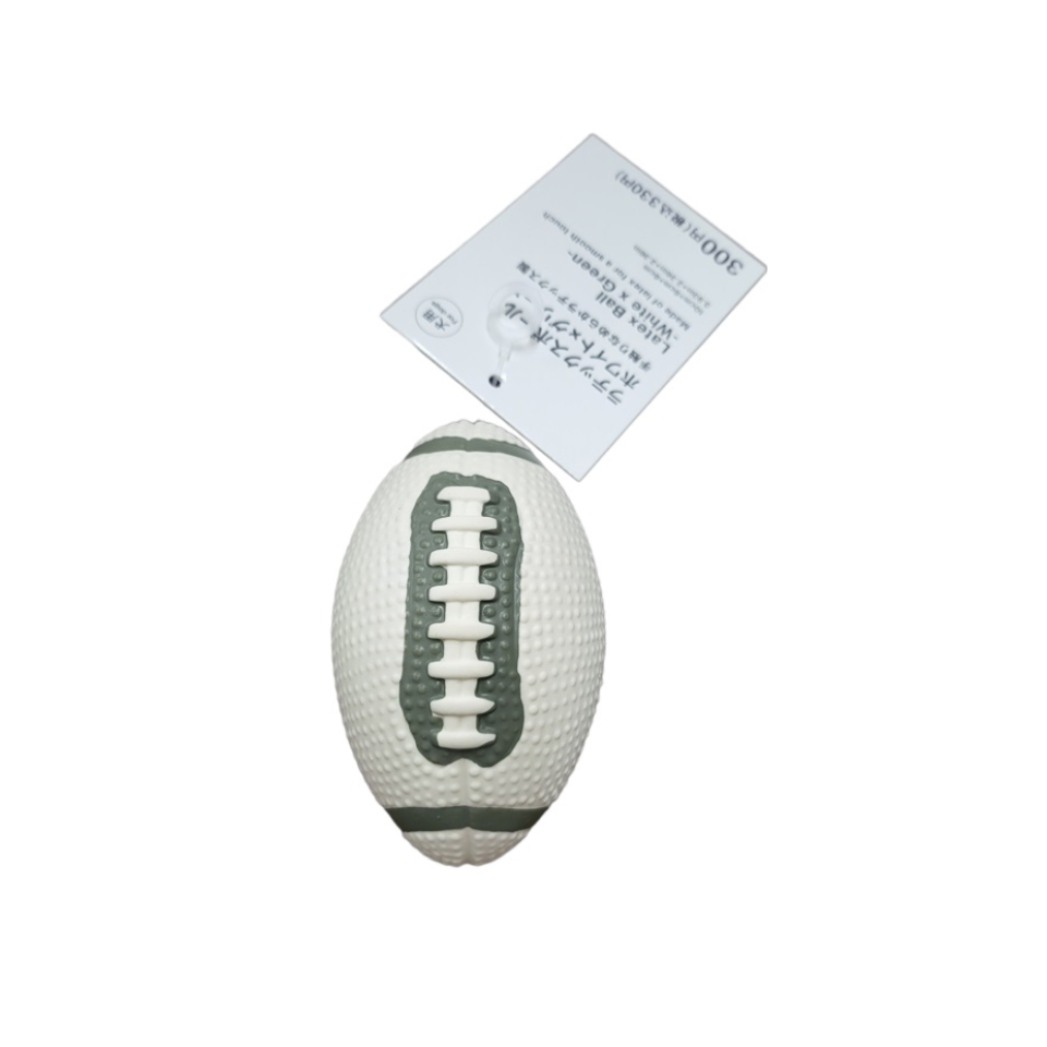 Latex Ball White Green