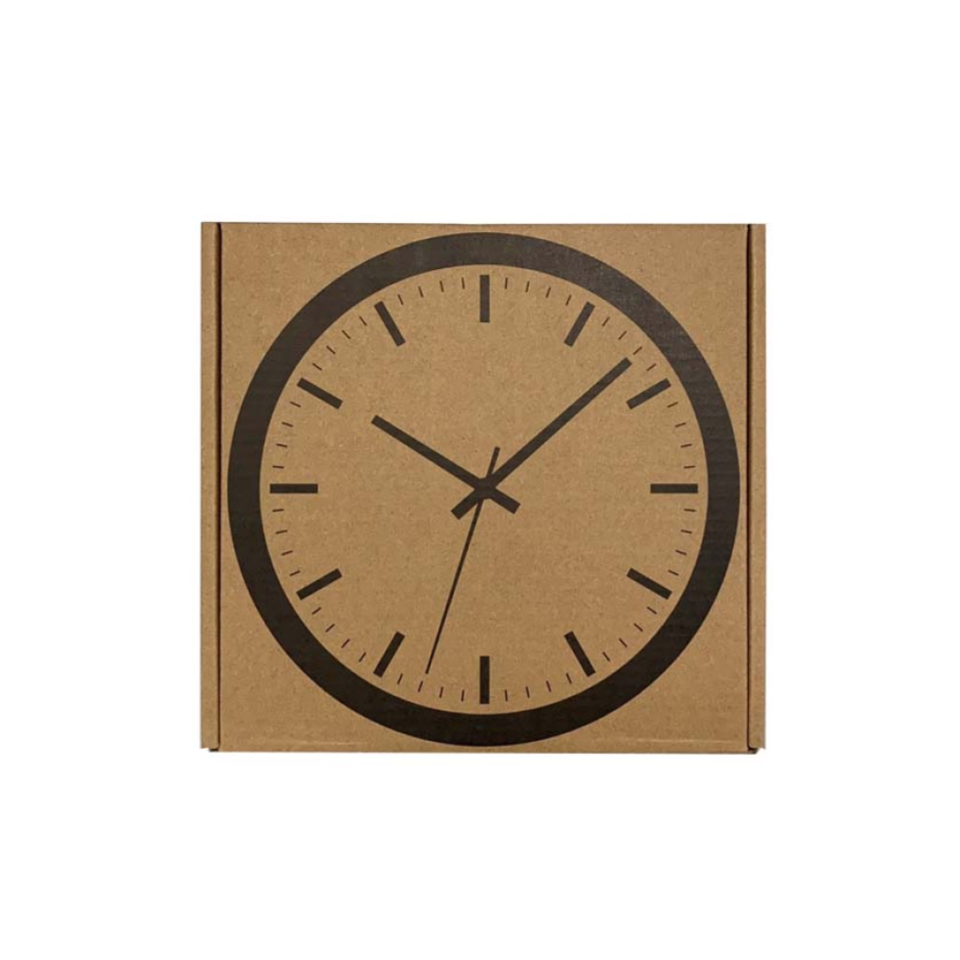 Desktop or Wall Clock without Numbers Black 18cm