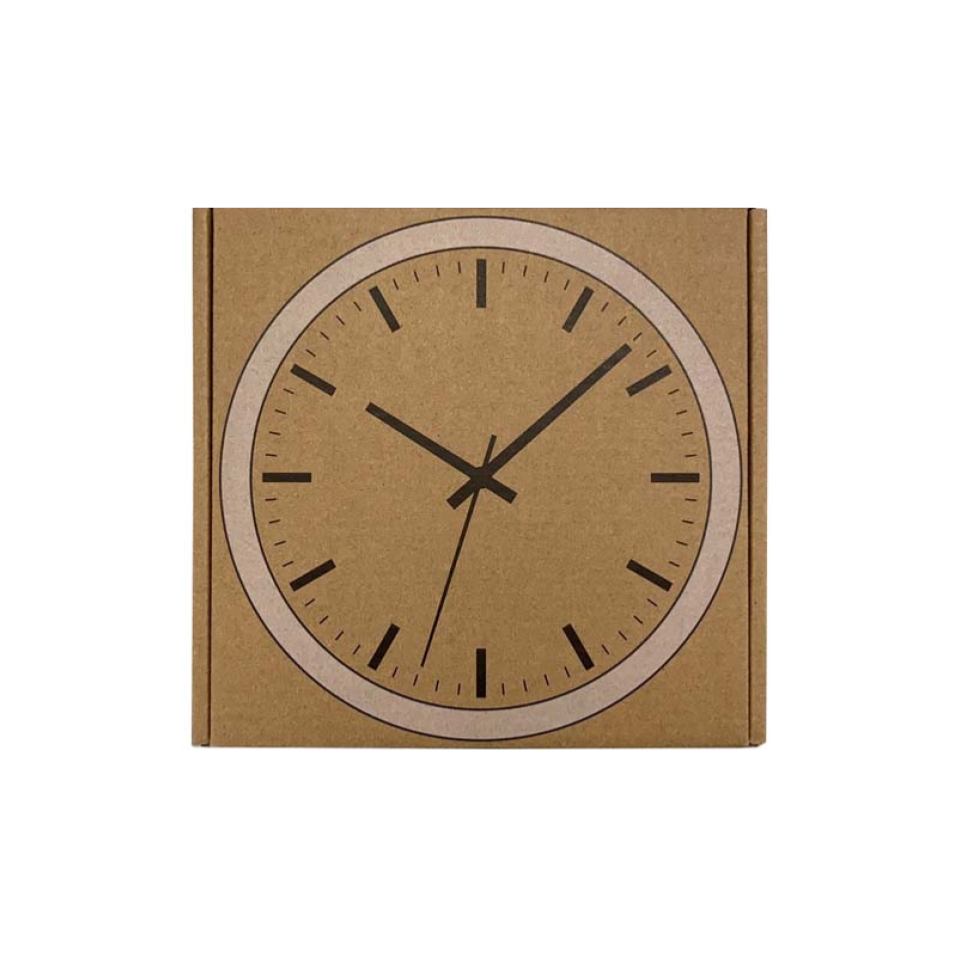 Desktop or Wall Clock without Numbers White 18cm