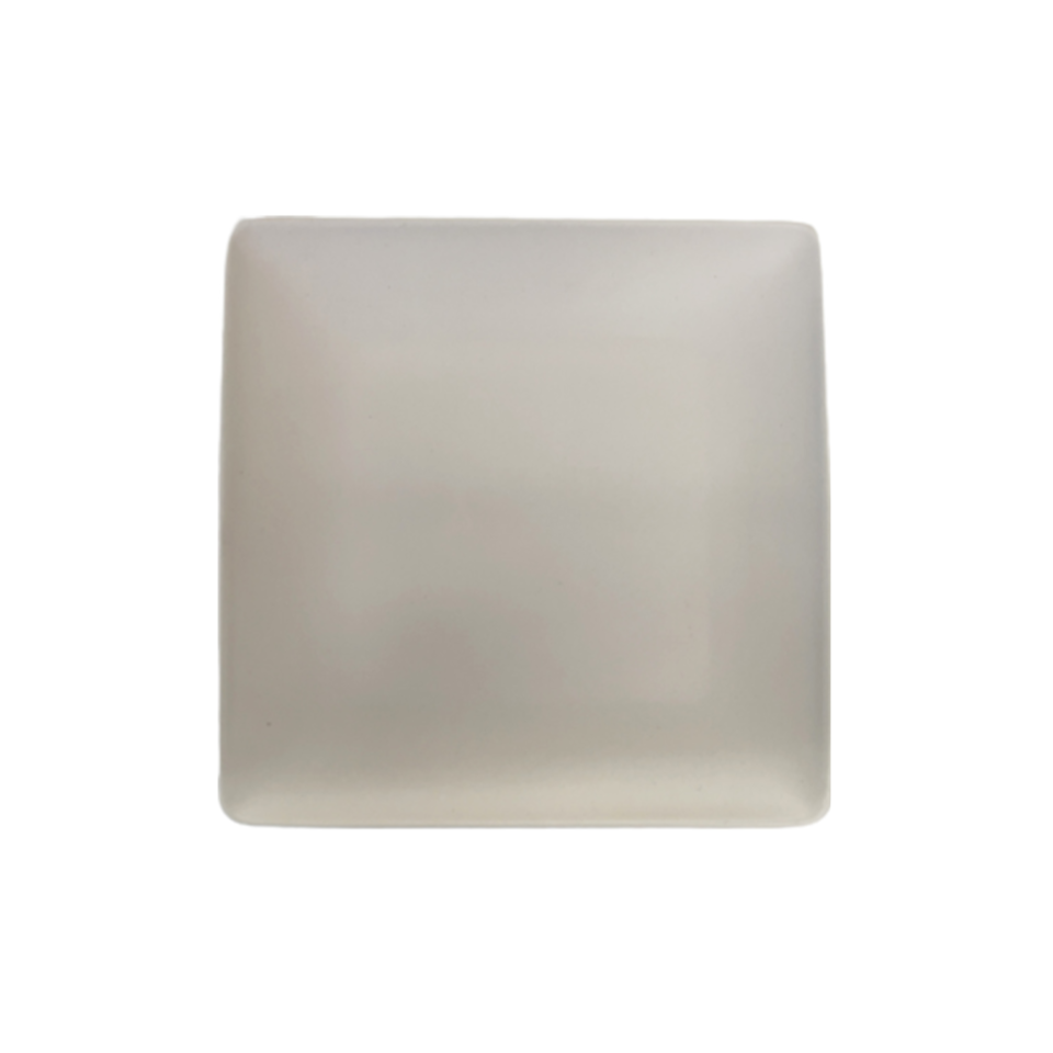 Square Plate Neutral 17.5cm