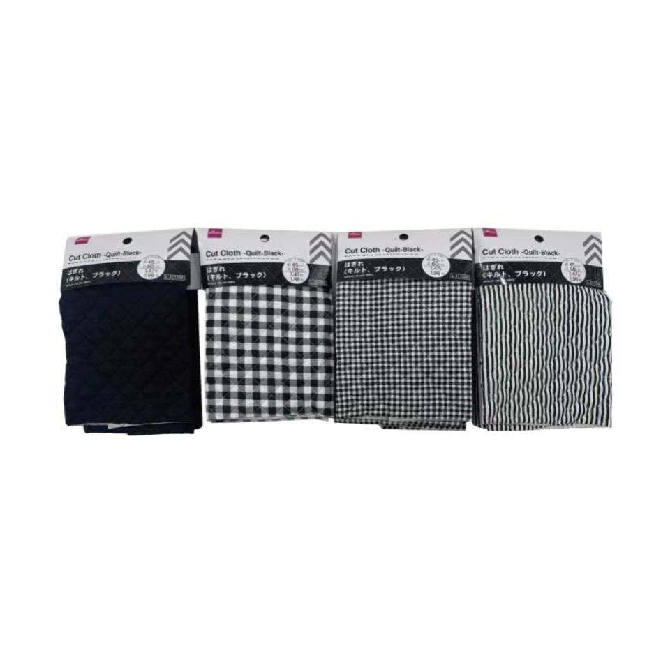 Cut Cloth Quilt Black