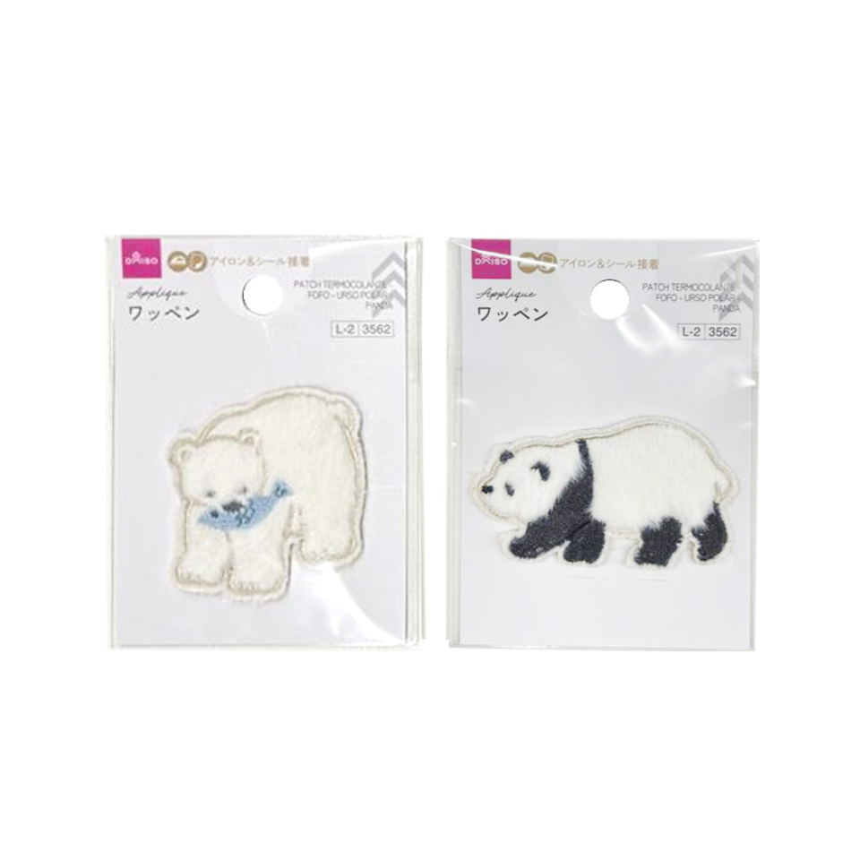 Applique Fluffy Polar Bear/Panda