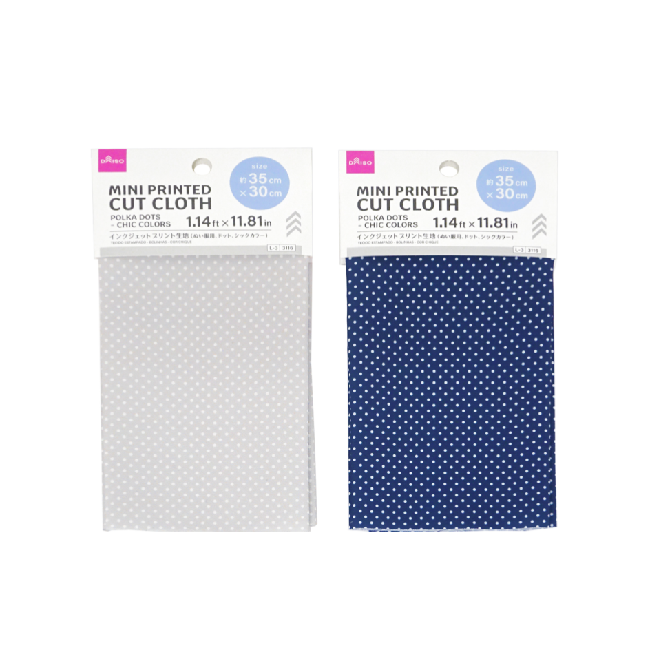 Mini Printed Cut Cloth Polka Dots Chic Colors