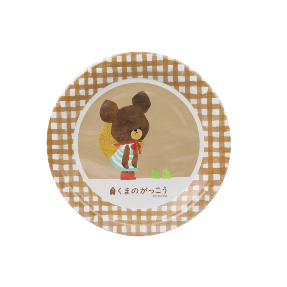 The Bears' School Paper Plate Picnic Pattern 10pcs