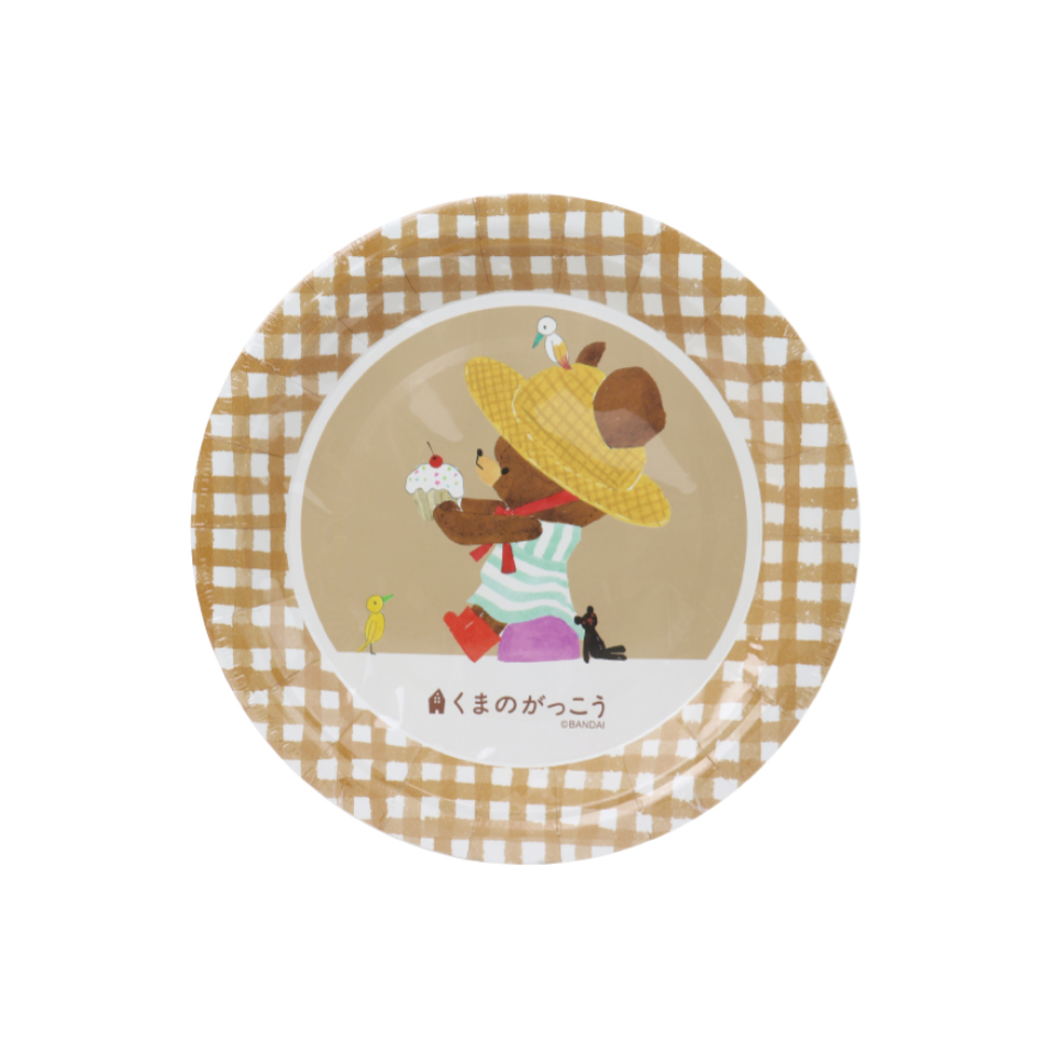 The Bears' School Paper Plates Picnic Pattern 8pcs