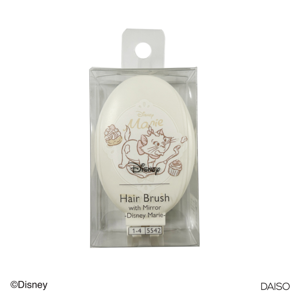 Hair Brush with Mirror Ivory Disney Marie